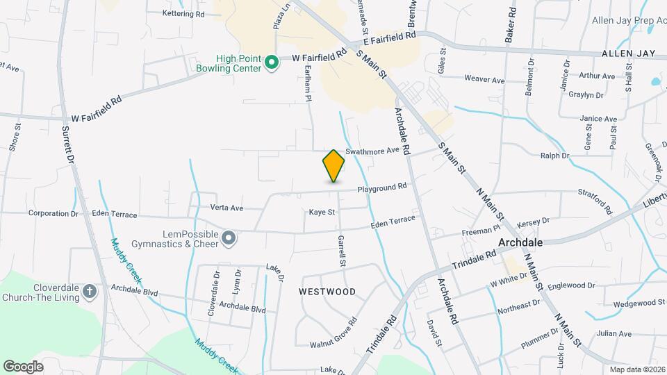 502 Playground Rd Map and Location Details