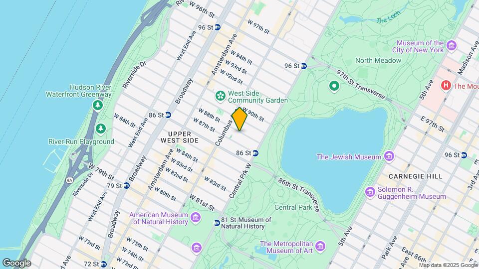 44 W 88th St Map and Location Details