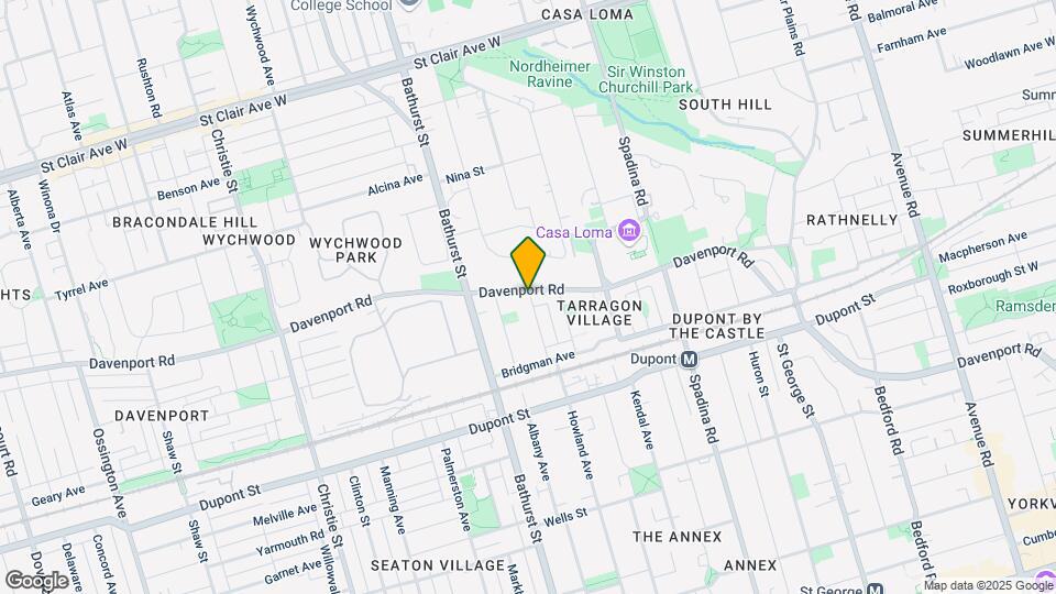 637 Davenport Rd Map and Location Details