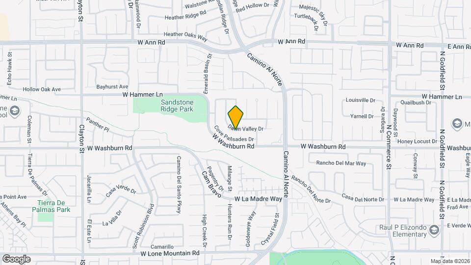 1031 Dawn Valley Dr Map and Location Details