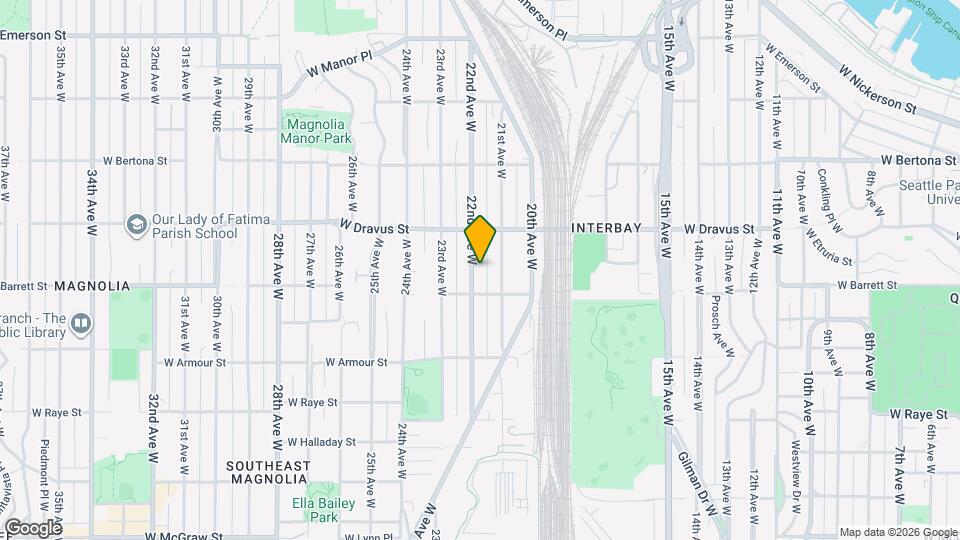 3020 22nd Ave W Map and Location Details