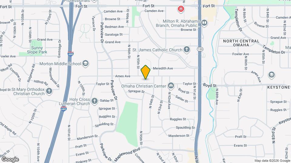 9430 Taylor St Map and Location Details