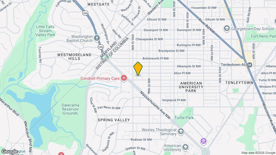 4839 Yuma St NW Map and Location Details
