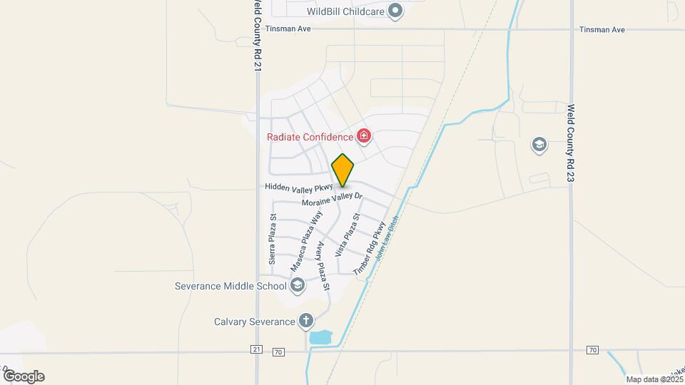 1462 Moraine Valley Dr Map and Location Details