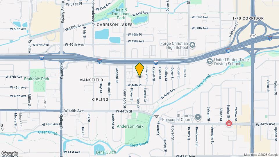 4665 Field St Map and Location Details