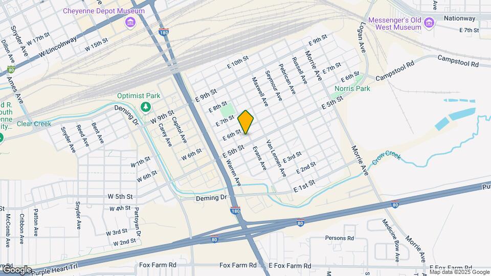 510 Evans Ave Map and Location Details
