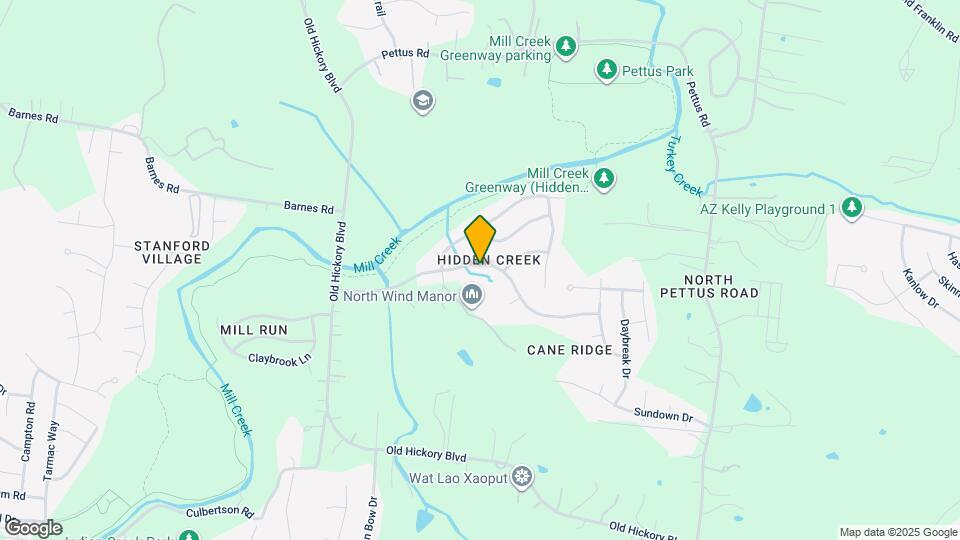 3128 Hidden Creek Dr Map and Location Details