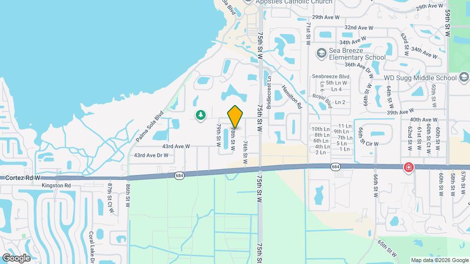 4107 78th St W Map and Location Details