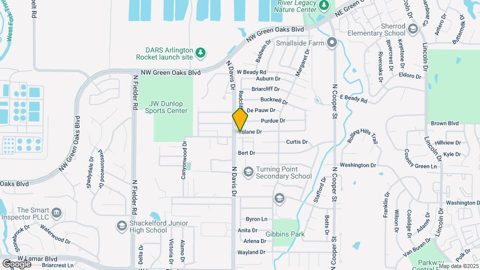 1114 Tulane Dr Map and Location Details