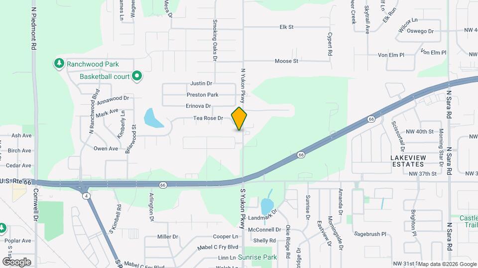 223 Park Pl Map and Location Details