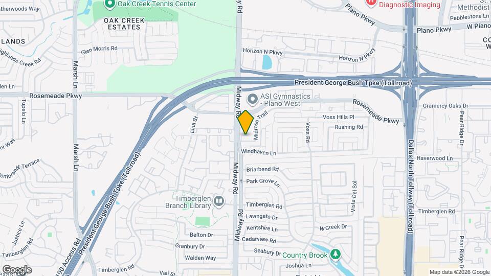 4015 Midrose Trail Map and Location Details