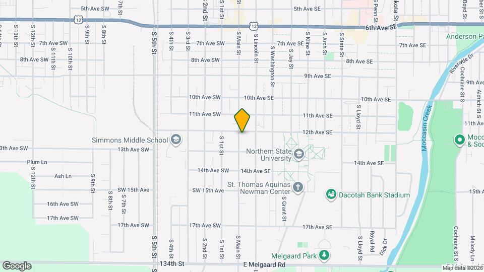 1205 S Main St Map and Location Details