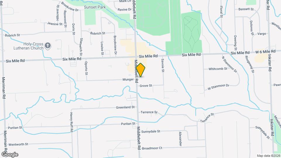 16750 Middlebelt Rd Map and Location Details