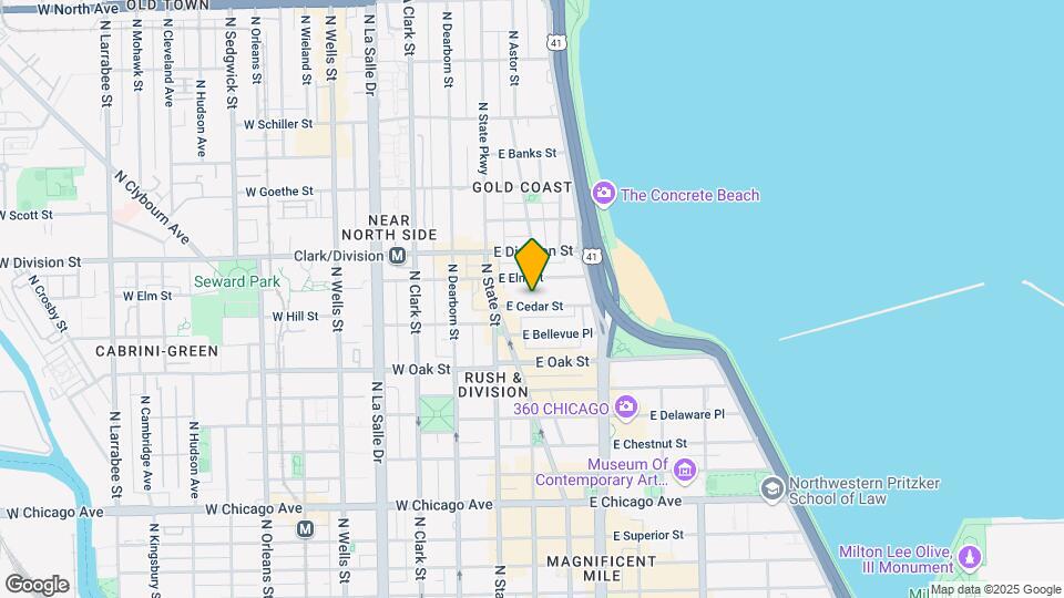 40 E Cedar St, Unit 15E Mapa y Detalles de la Ubicación