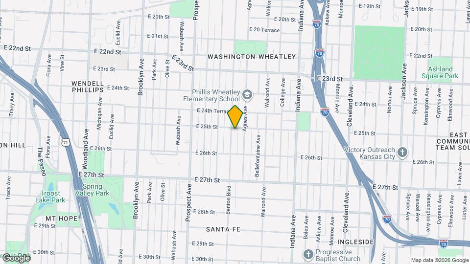 2505 Benton Blvd Mapa y Detalles de la Ubicación