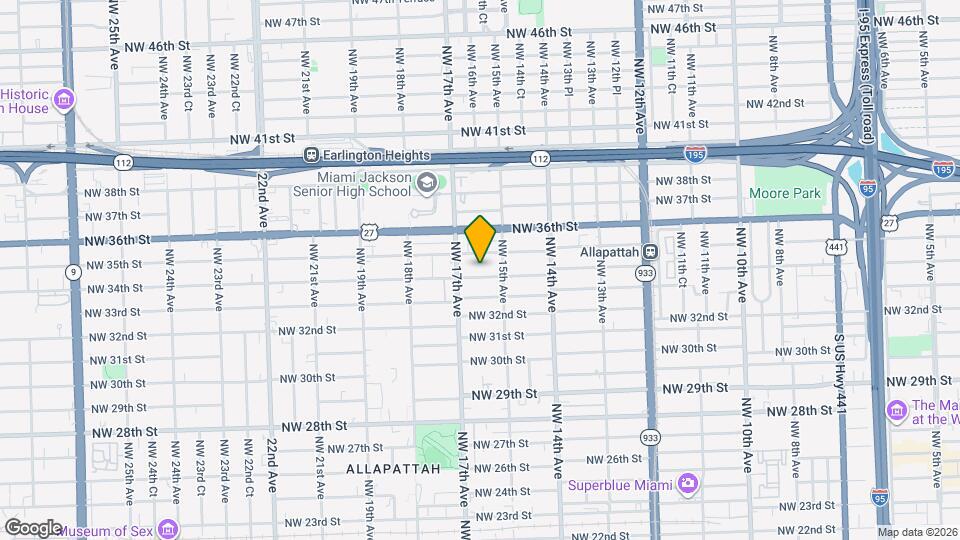 1555 NW 34th St Map and Location Details