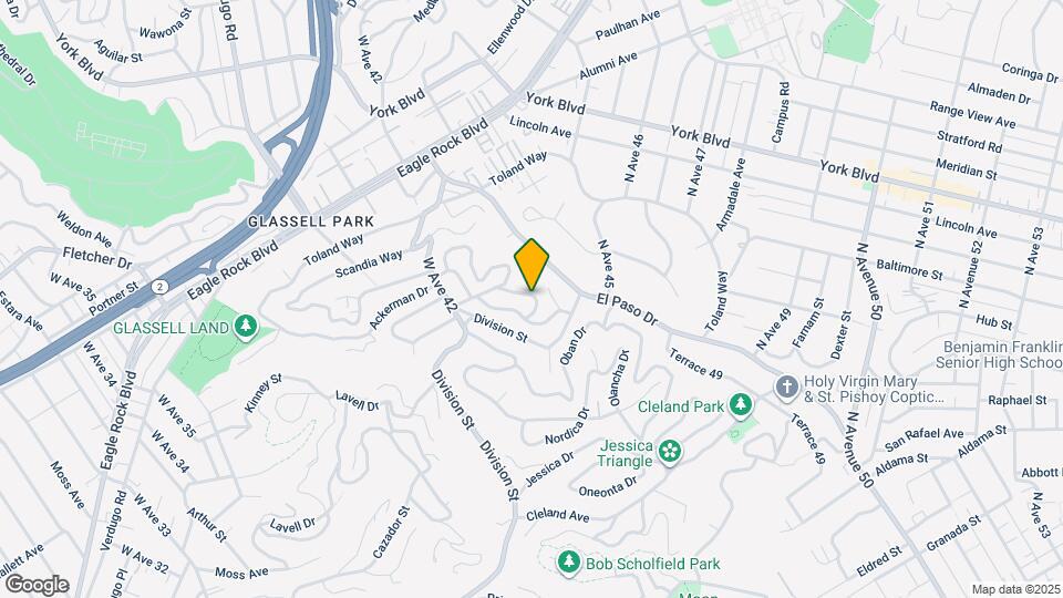3435 Verdugo Vista Terrace Map and Location Details