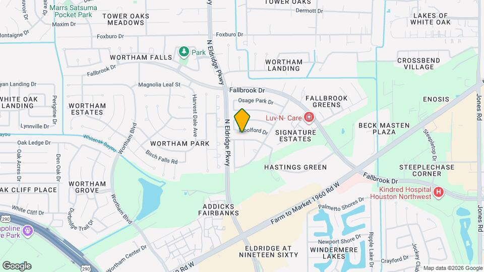 12102 Hastings Green Dr Map and Location Details