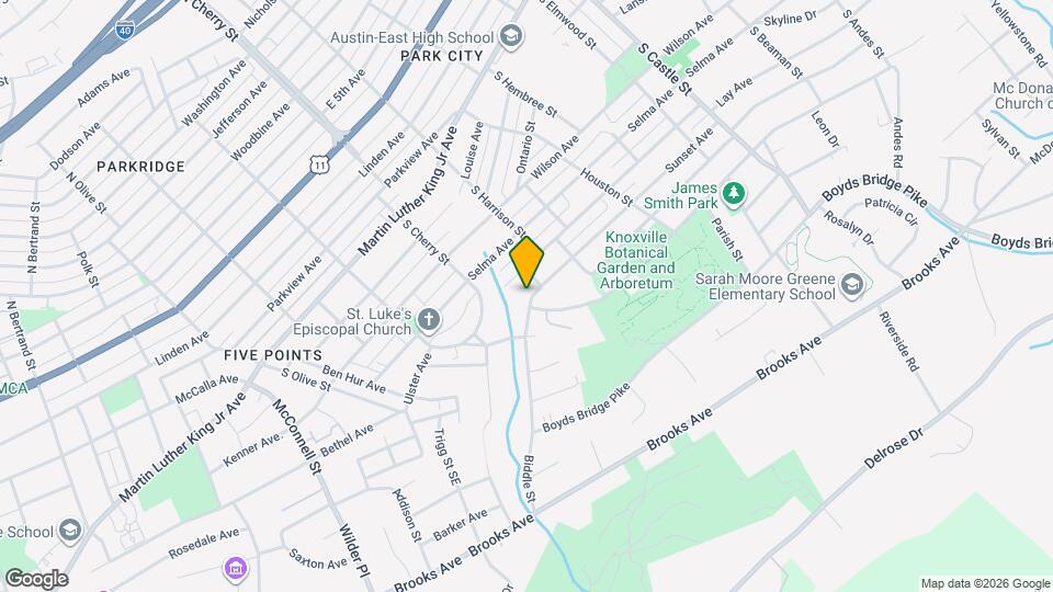 801 Biddle St Map and Location Details