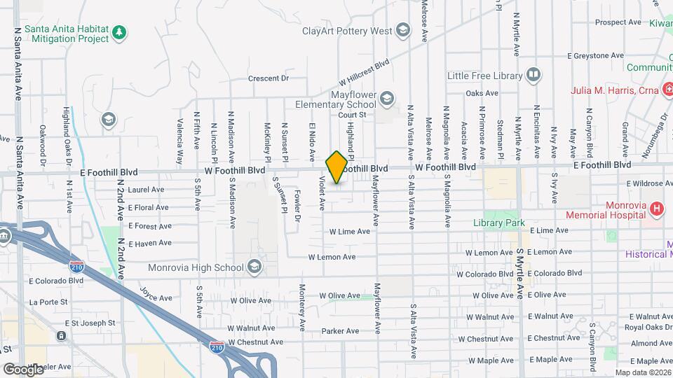 619 Linwood Ave, Unit B Map and Location Details