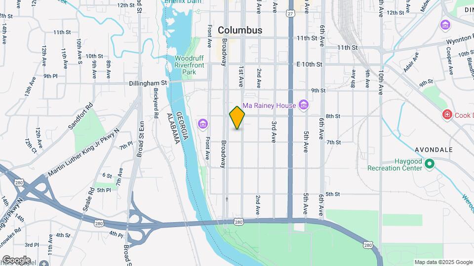 717 1st Ave, Unit Upstairs Unit Furnished Map and Location Details