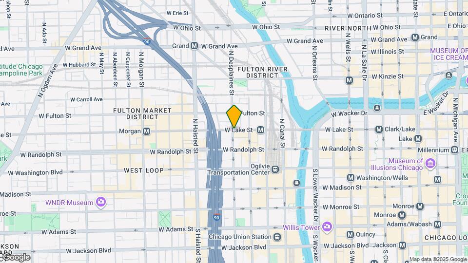 187 N Desplaines St Map and Location Details