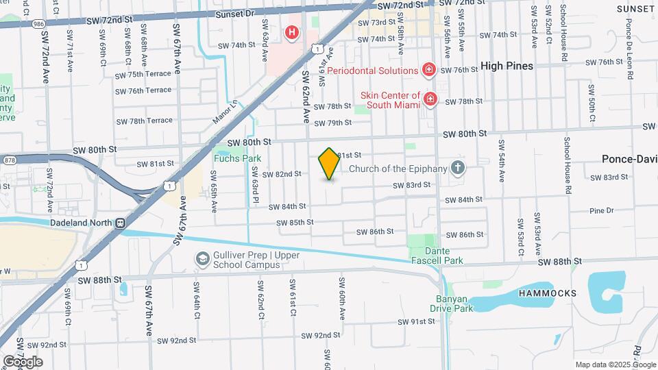 8234 SW 60th Ct Map and Location Details