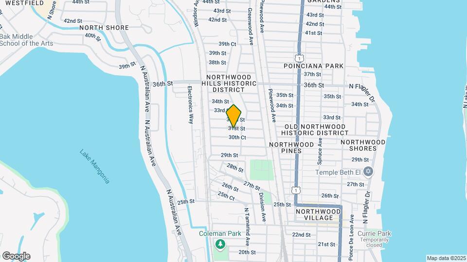 916 31st St Map and Location Details