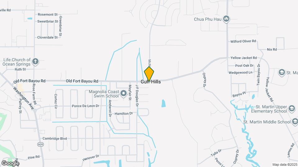 5408 Old Fort Bayou Rd Map and Location Details