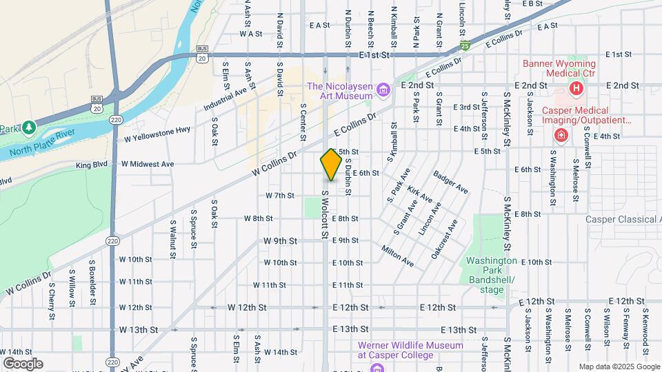 623 S Wolcott St Map and Location Details