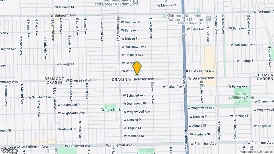 5056 W Diversey Ave Map and Location Details