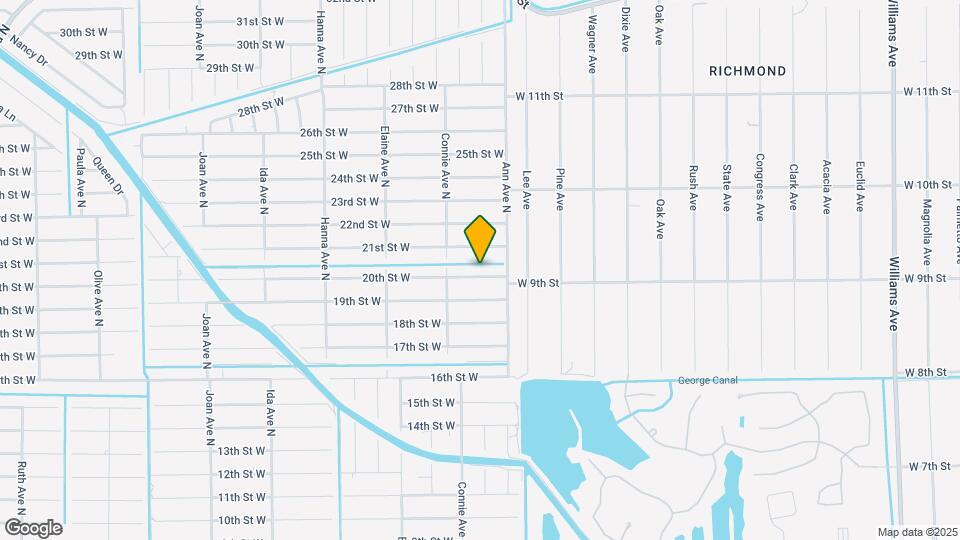 2508 20th St W Map and Location Details