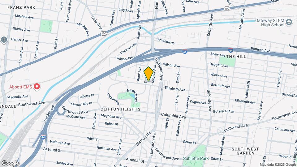 6015 Elizabeth Ave Map and Location Details