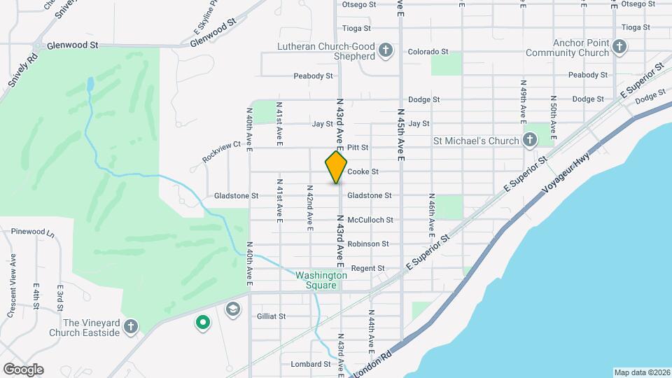 4229 Gladstone St Map and Location Details