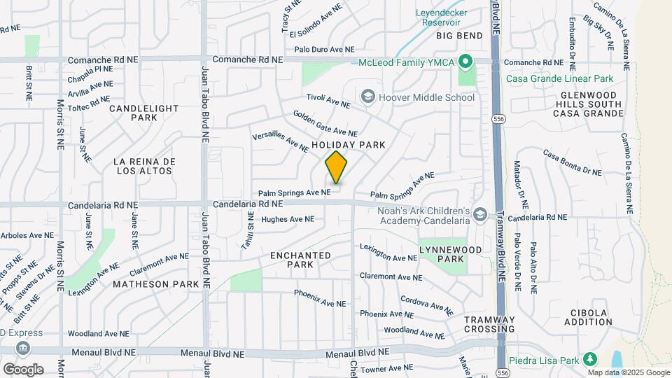 11905 Palm Springs Ave NE Map and Location Details