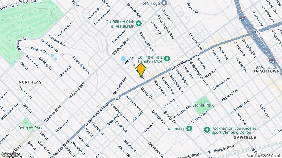 1447 S. Saltair Ave (UDA10) Mapa y Detalles de la Ubicación