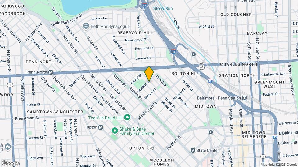 1730 Bolton St Mapa y Detalles de la Ubicación