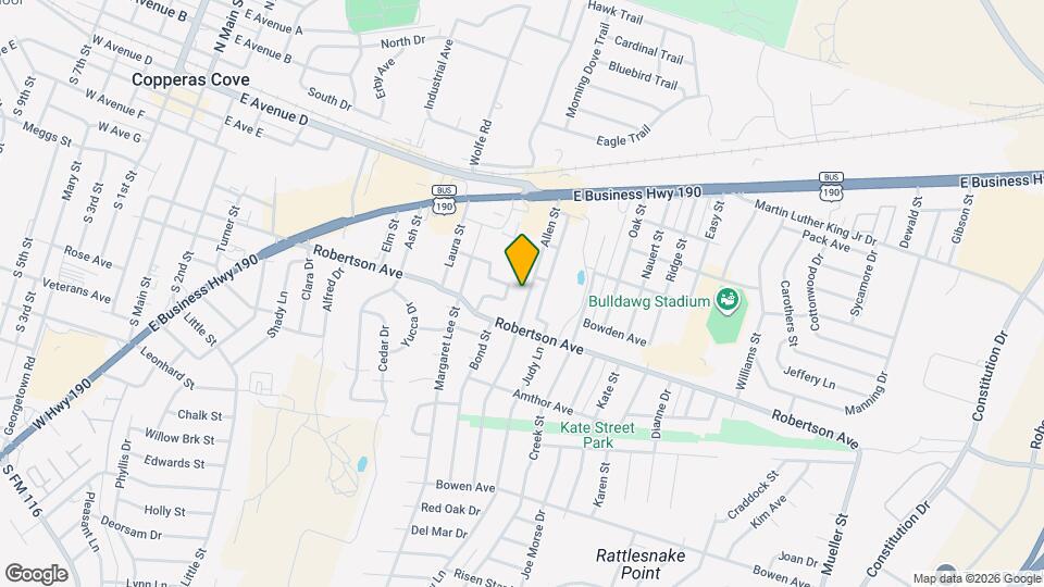 408 Allen St Map and Location Details