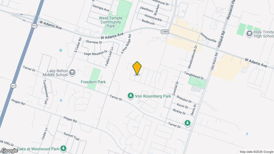 611 Hayfield Ln Map and Location Details