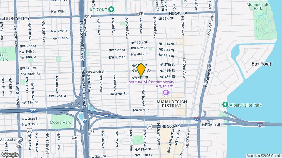 100 NW 45th St Mapa y Detalles de la Ubicación