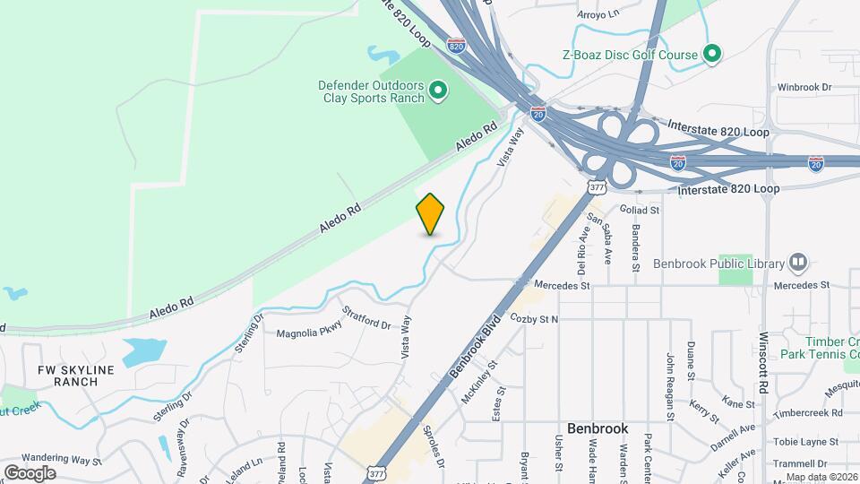 Domain Benbrook Mapa y Detalles de la Ubicación