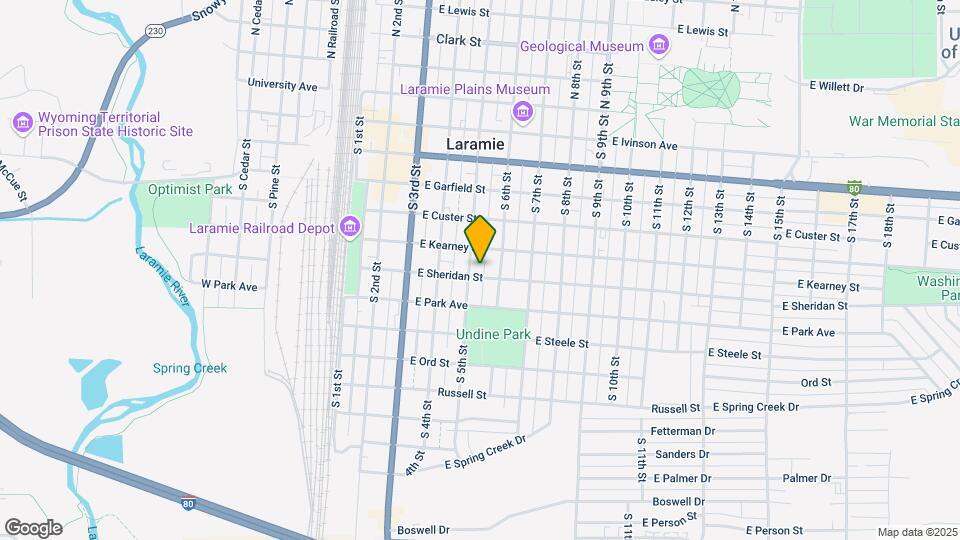 501 E Sheridan St Map and Location Details