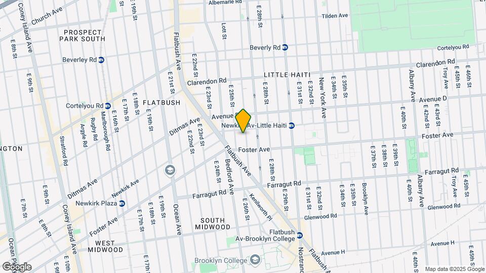 Flatbush Multi-Family Building Map and Location Details