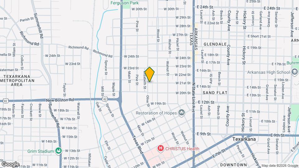 2024 Olive St Map and Location Details