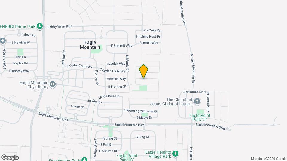 2332 Buckskin Way Map and Location Details