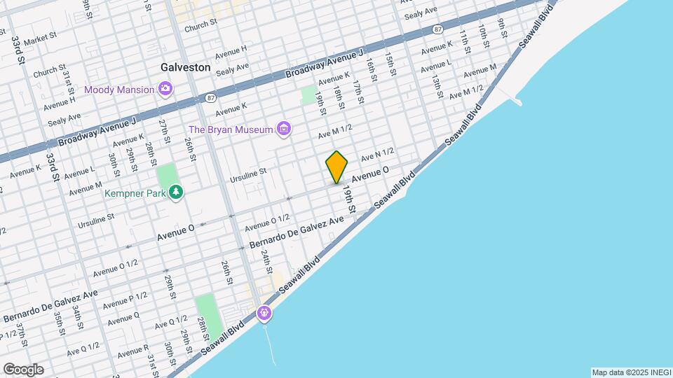 1915 Avenue O Map and Location Details