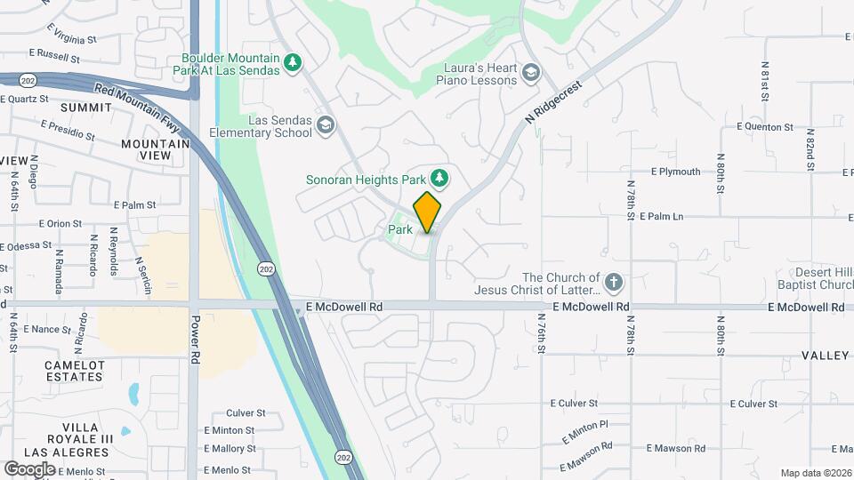 2930 N Raven Map and Location Details