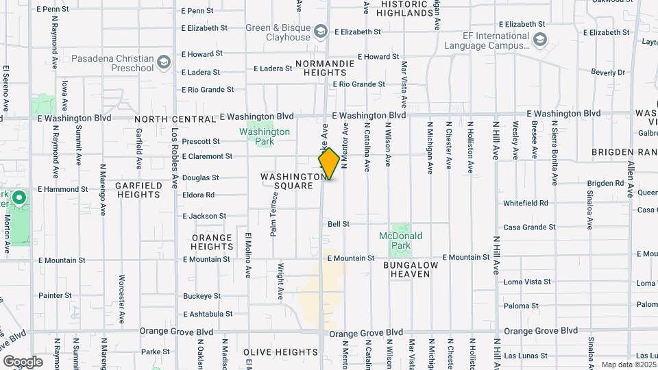 1130 N Lake Ave Map and Location Details