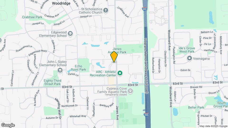 8111 Waterbury Ct Map and Location Details