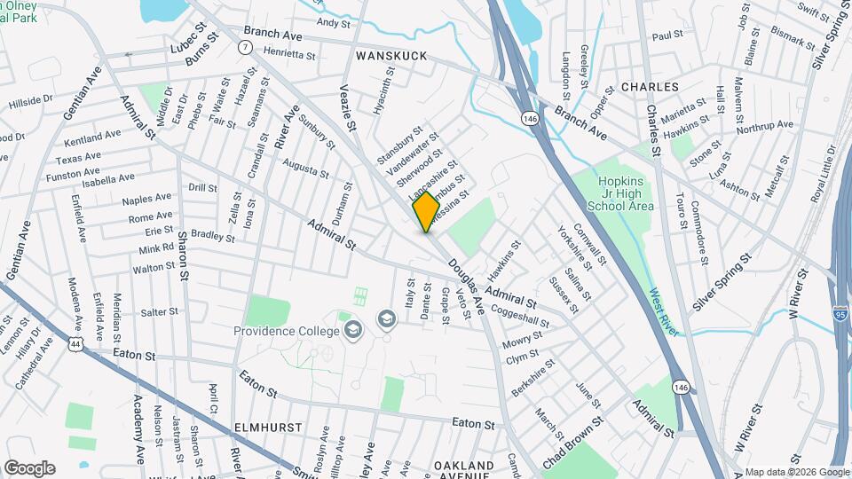 660 Douglas Ave Map and Location Details